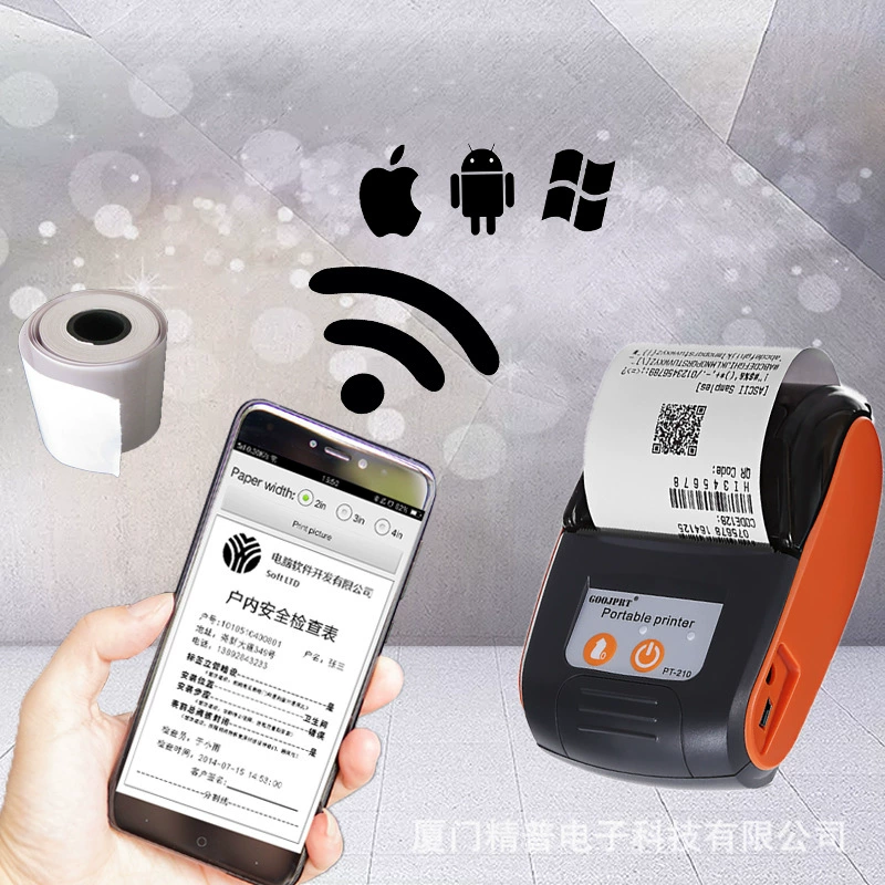 Печатная термопринтер производство и обработка по заказу Meituan Ele.me Meituan доставка портативной чековой печати