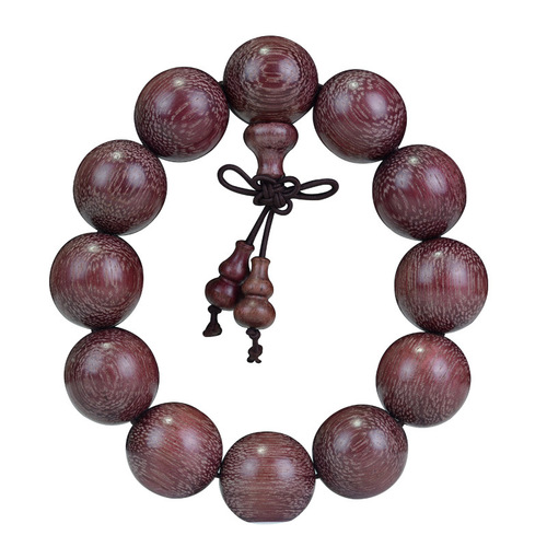 Ji Fangyuan Purple Brazilian Roland Perilla Wood Log Bracelets Mahogany Wenwan Buddhist Beads Rosary Beads Manufacturer Wholesale