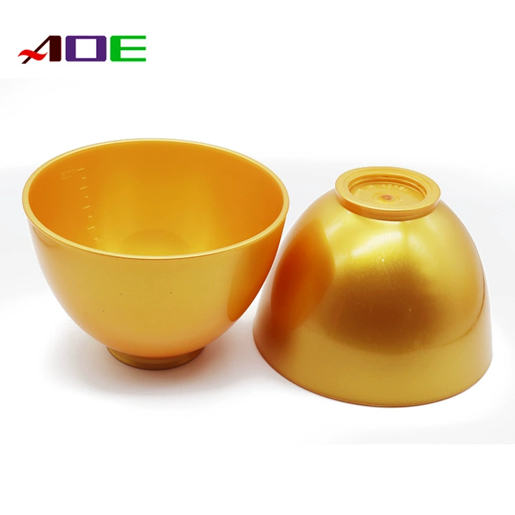 Silicone cosmetic face mask bowl AOE, salon mixing set — sizes 128×90 mm and 110×65 mm, customizable color