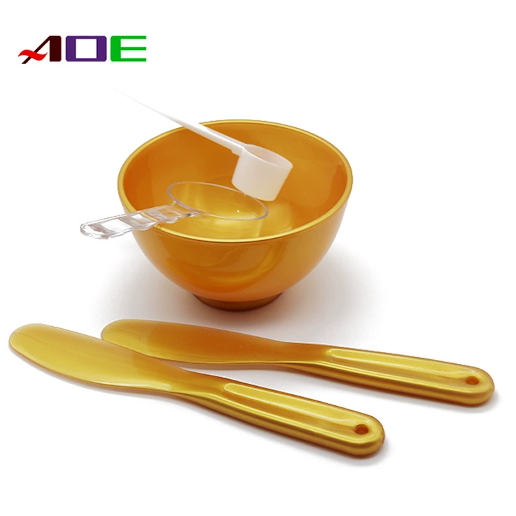 Silicone cosmetic face mask bowl AOE, salon mixing set — sizes 128×90 mm and 110×65 mm, customizable color