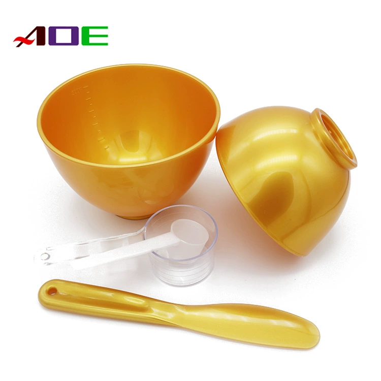 Silicone cosmetic face mask bowl AOE, salon mixing set — sizes 128×90 mm and 110×65 mm, customizable color