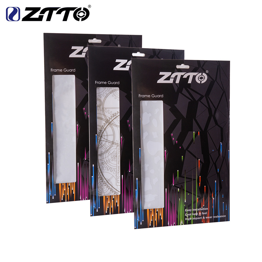 Parche de protección del marco de la bicicleta de montaña ZTTO Parche de película gruesa de la bicicleta de carretera Pegatina de protección impermeable antideslizante resistente al desgaste