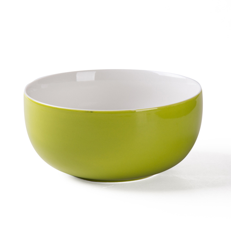 5 "negro de cerámica negro tazón de arroz sopa tazón de fideos