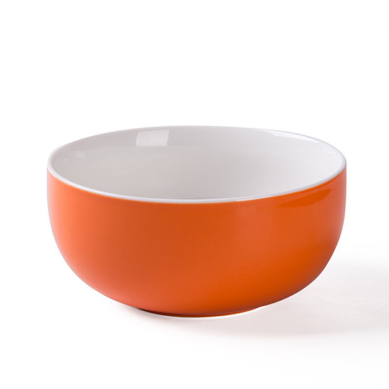 5 "negro de cerámica negro tazón de arroz sopa tazón de fideos