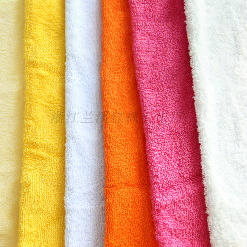 棉单面毛巾面料 厂家批发家纺家居宝宝浴巾 棉梭织毛巾布料