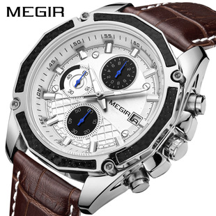 Cross-Border Exclusive Supply Megir Manufacturer Men's Watch Multi-Functional Popular Sports E-Commerce Men's Watch 2015