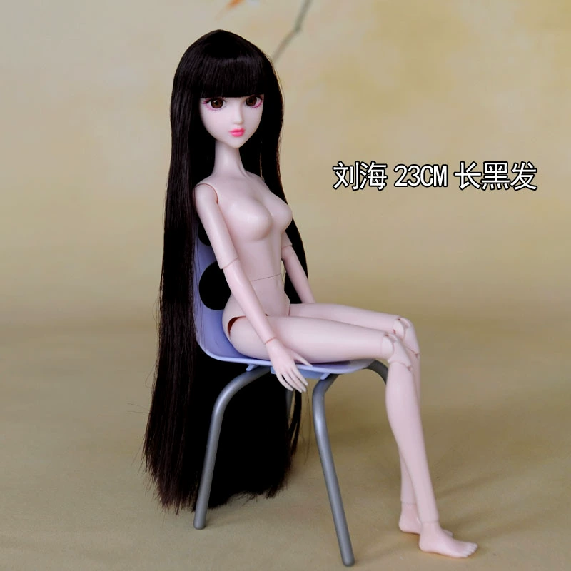 Голова куклы BJD 6 частая сердечная кукла, официальный мейкап, 3D-глаза, голова куклы, обхват головы 11 см