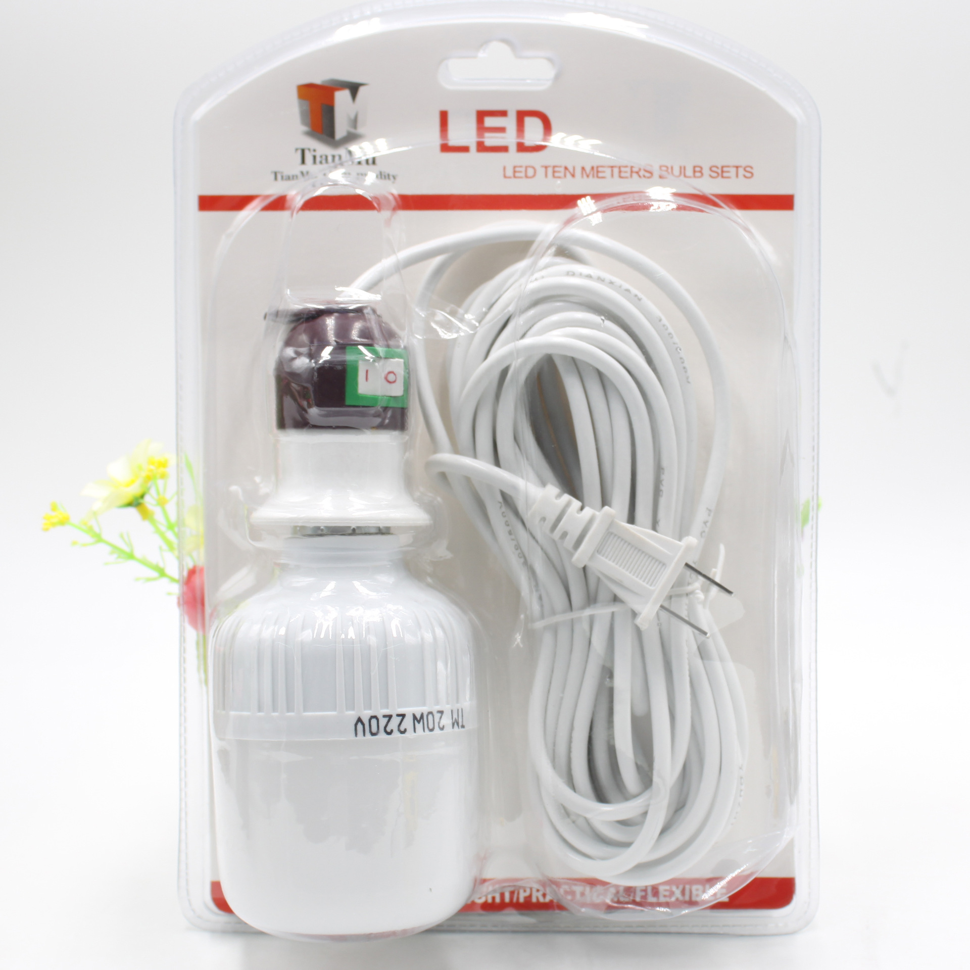 Lámpara de bulbo de alto brillo línea traje hogar bombilla lámpara fábrica Ventas Directas diez yuanes tienda suministro bombilla LED