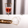 Glossy crystal, wineglass, European style