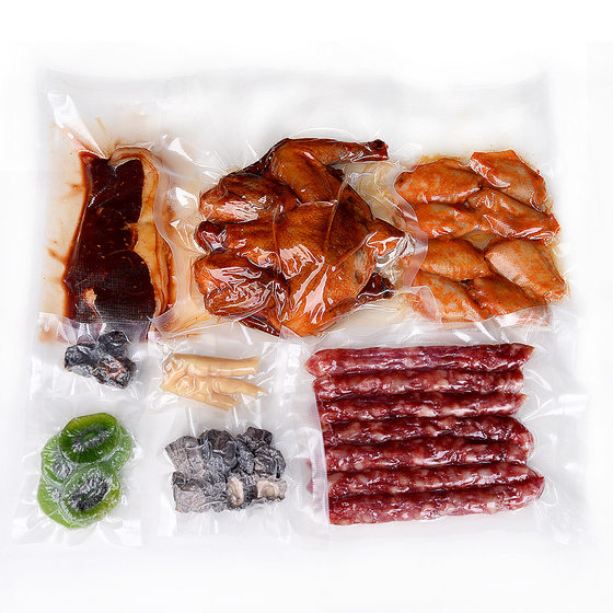 Vacuum Bag Grain Cooked Food Cured Flavor Preservation Bag Packaging Plastic Transparent Food Vacuum Bag Household Reticulated Compression Bag