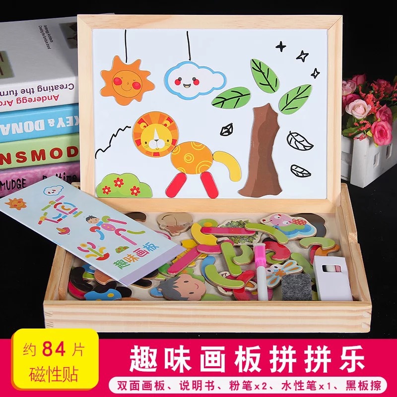 Venta directa de fábrica de juguetes educativos para niños Magnetic Pinpinle 1-3-6 años Educación temprana para bebés Iluminación para niños pequeños Madera