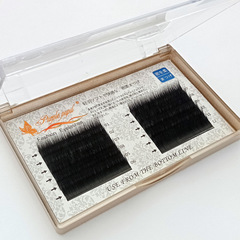 新款0.20嬰兒翹輕羽空氣扁毛仿貂絨假睫毛柔軟舒適眼睫毛嫁接種植