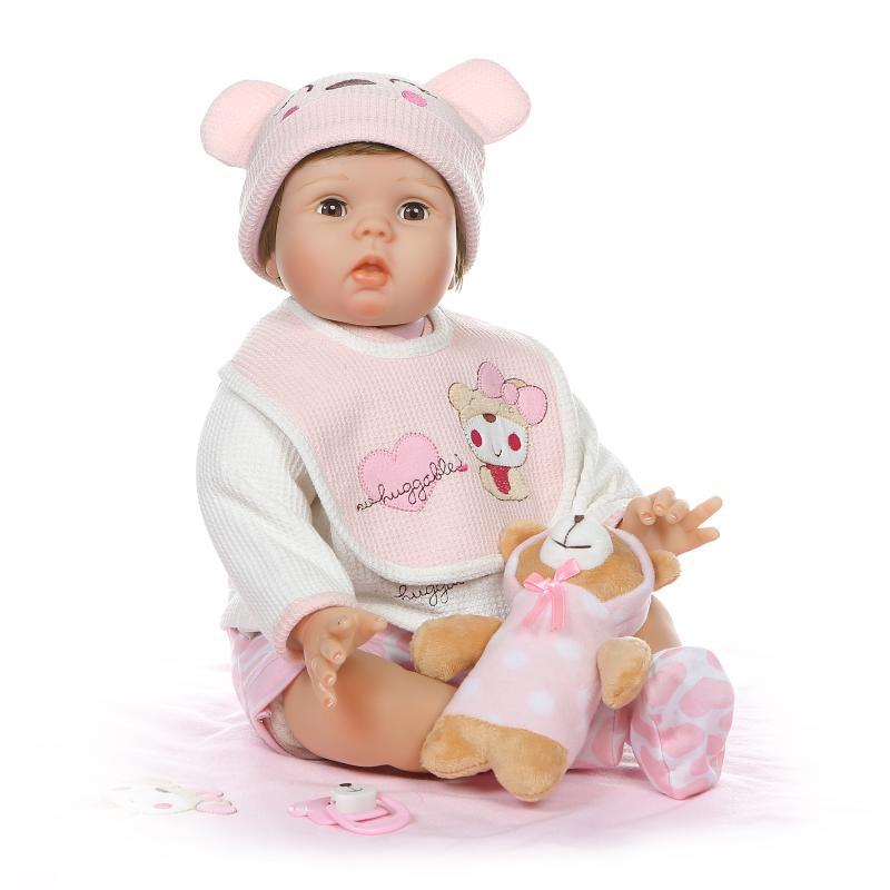 NPK nuevo ojo móvil parpadeo bebé lindo simulación muñeca de bebé fuente de venta caliente transfronteriza