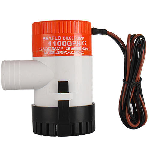 SEAFLO DC Submersible Pump 1100GPH Sewage Pump Boat Bilge Water Pump