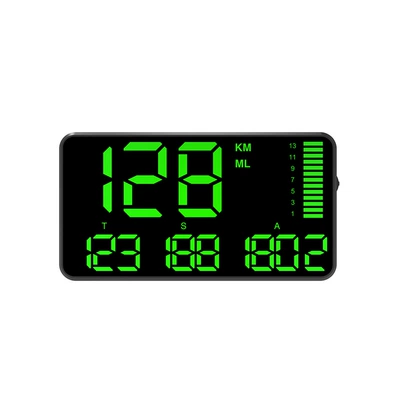 General Tian HUD head-up display altitude time mileage statistics display car clock overspeed alarm C90 (Car display) - english-version