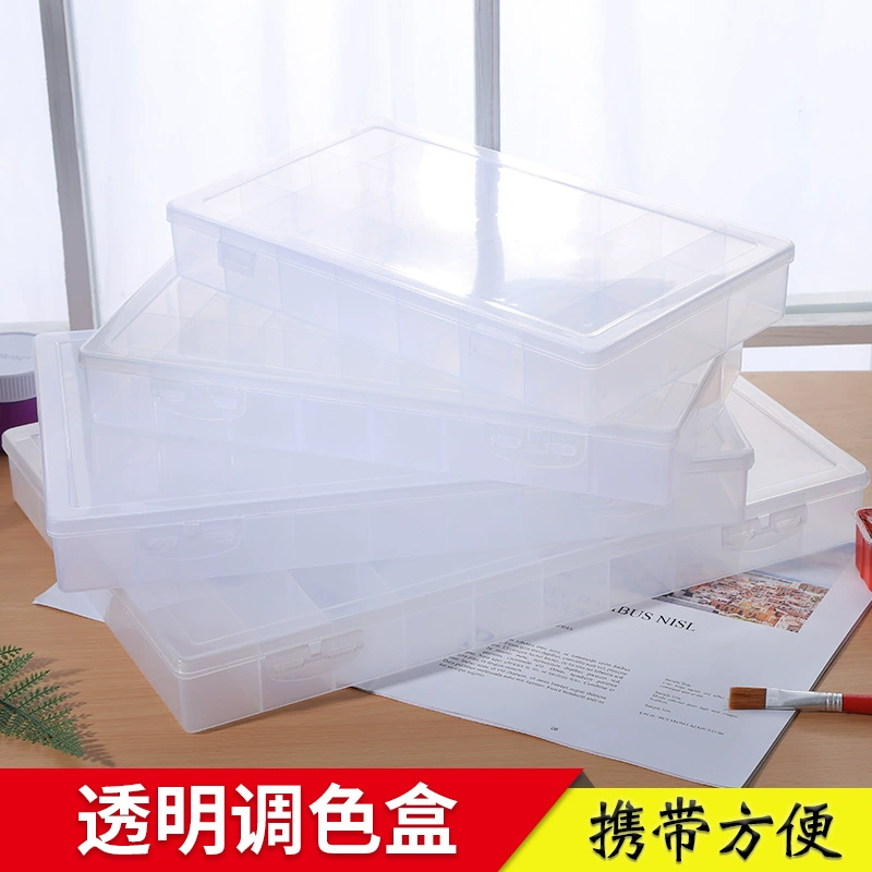 Тонкая прибыль, но продавая прозрачная коробка для краской большой емкости 21/24/36/48