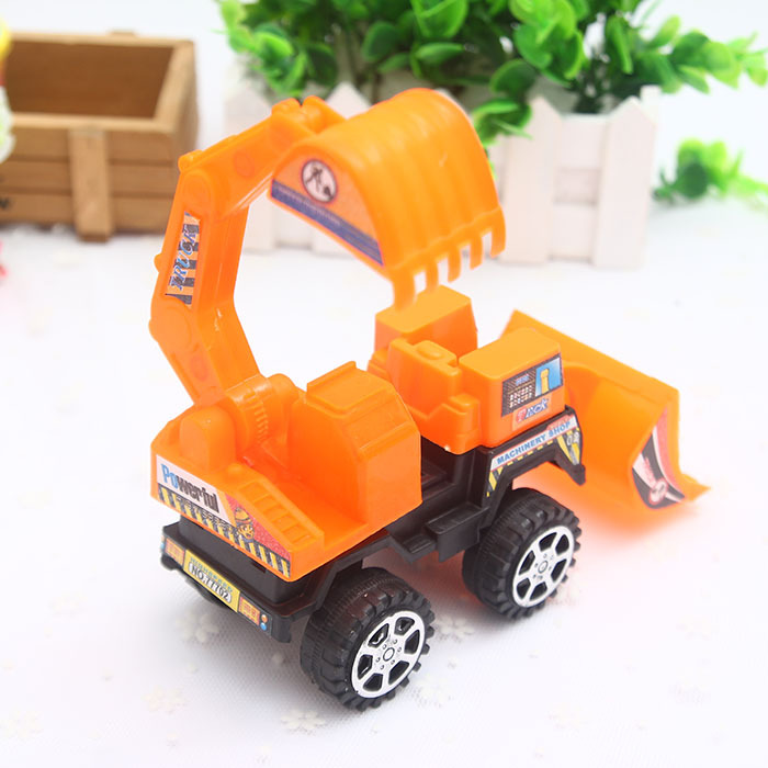 Fábrica al por mayor tamaño pequeño pala ingeniería vehículo juguete inercia Tire hacia atrás jugar casa juguete