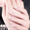 White cream transparent nude nail polish, new collection