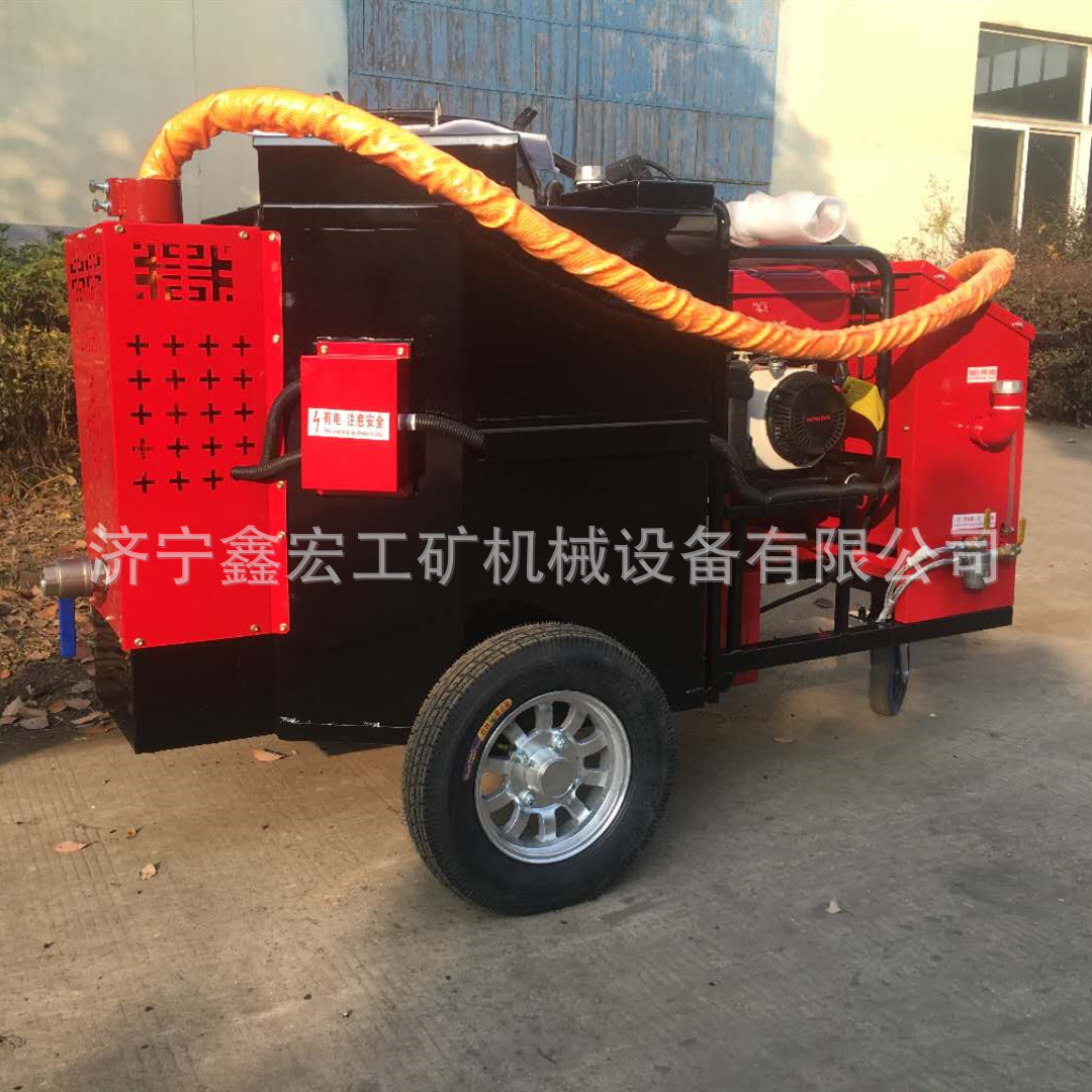 大容量沥青灌缝机 拖车式路面灌缝机厂家 汽油马路填缝机