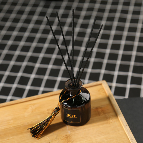 Hotel high-end fireless rattan aromatherapy essential oil tassel set for home bedroom and toilet deodorizing perfume manufacturer direct sales