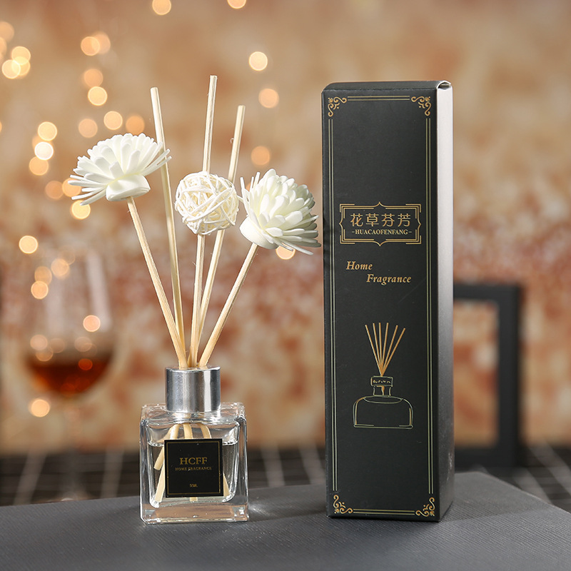 Dried Flower Fireless Aromatherapy Home Indoor Long-Lasting Air Freshener Bedroom Rattan Bathroom Toilet Fragrance Ornaments