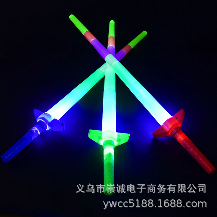 1922 large luminous four-section rod flash large four-section telescopic rod flash telescopic rod replaceable electronic AG13