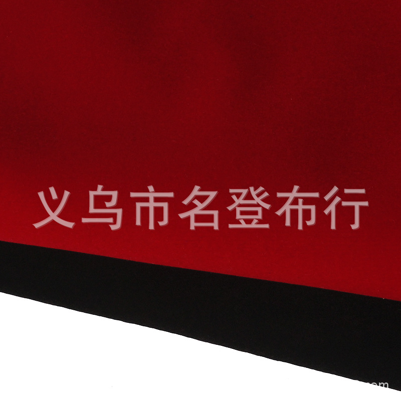 厂家现货直销针织底植绒布，绒布袋，束口袋绒布，绒布