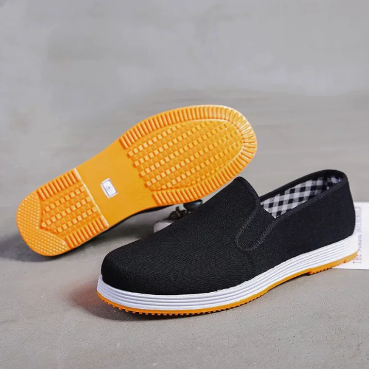 Старые (или старинные) Beijing cloth shoes, обувь-оксфорды весна-осень, военный стиль, черные, размеры 38–45