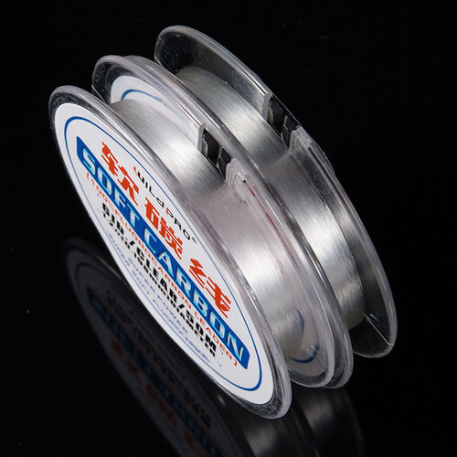 Japan's shadowless carbon line leader line 50 meters Luya soft carbon line fishing fishing gear anti-bite line carbon line wholesale