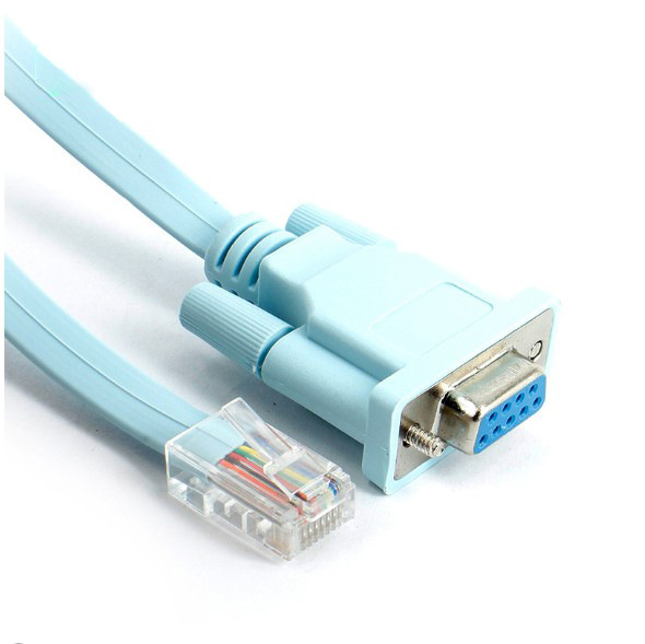 DB9 to RJ45 switch router data cable RJ45 to RS232 network cable to serial port