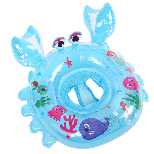 New product crab baby swimming ring 0-4 years old baby sitting ring boys and girls cross-border inflatable floating ring armpit ring
