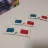 The amount of spot is large, free shipping paper 3D glasses 3D glasses paper red blue glasses