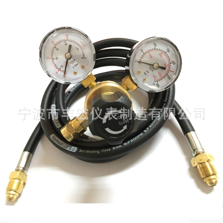 宁波厂家批发氩气减压阀带皮管 批量氩气减压器