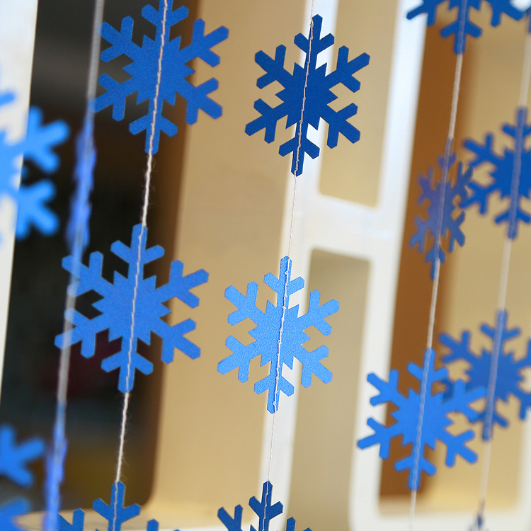 鏡面珠光3d雪花花旗クリスマス新年冬誕生日パーティーショーウインドー装飾配置|undefined