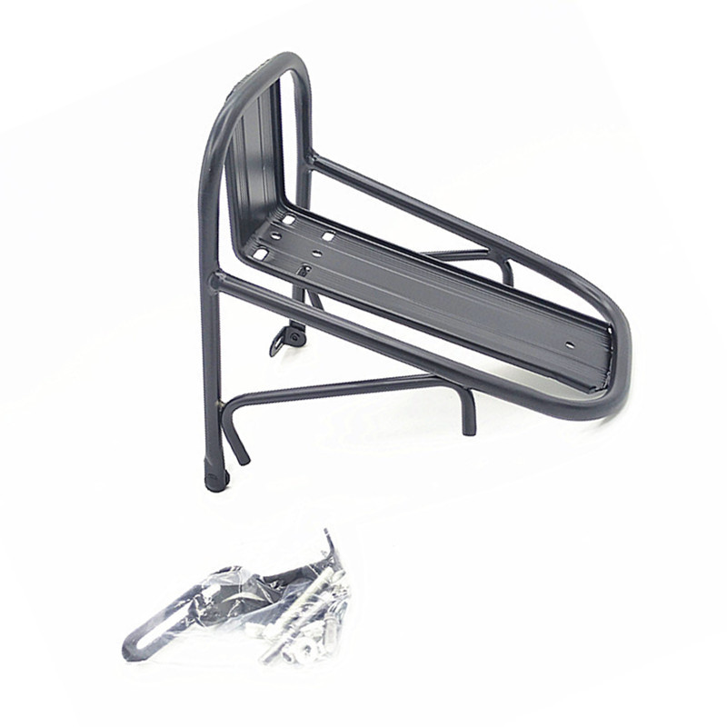 Bicycle mountain bike travel vehicle dead flying aluminum alloy steel front shelf car basket basket rack mountain bike accessories