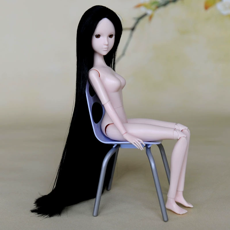 Пупс 6 очков doll Xinyan пересадка волос без макияжа голова с макияжем тренировка головы об 3D глаз DIY макияж кукол головы