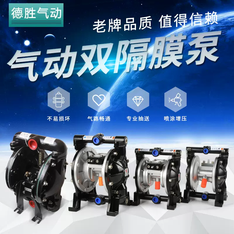 批发气动隔膜泵A-15A-20喷漆泵隔膜泵印刷机油墨泵胶水泵化工泵