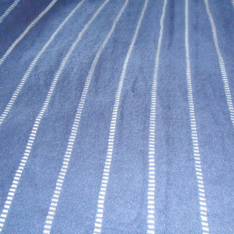 厂家毛巾面料深色条纹棉梭织毛巾布家居家纺鞋帽睡衣毛巾布料批发