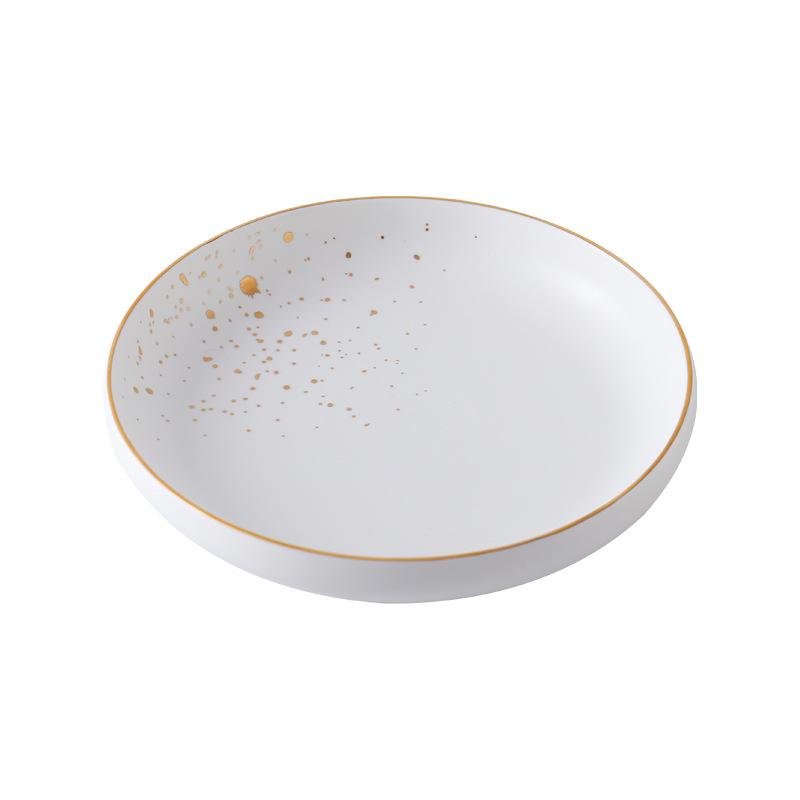 AL2185 Элегантная белая круглая тарелка для супа