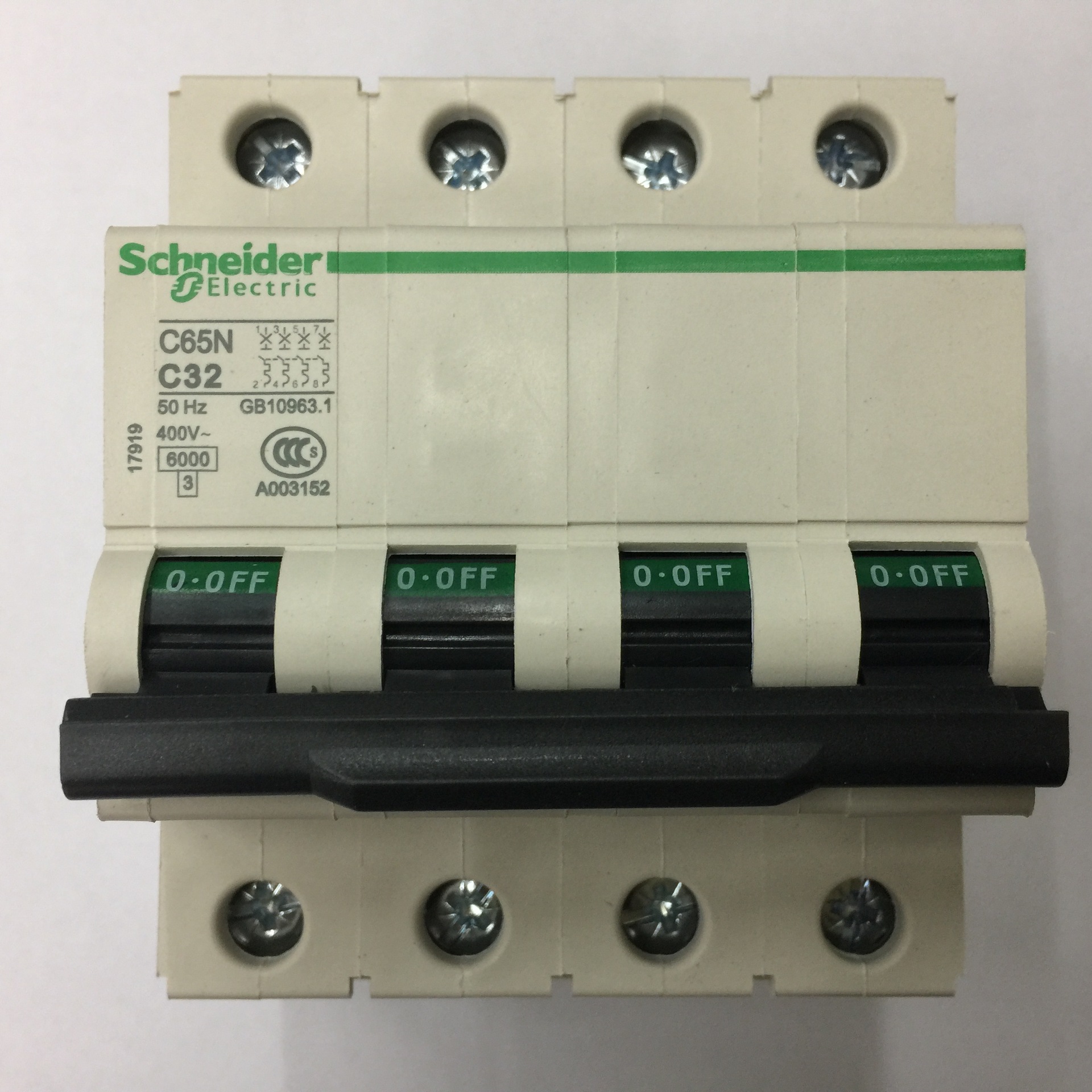 原装正品C65N 4P C32 Schneider空气开关小型断路器