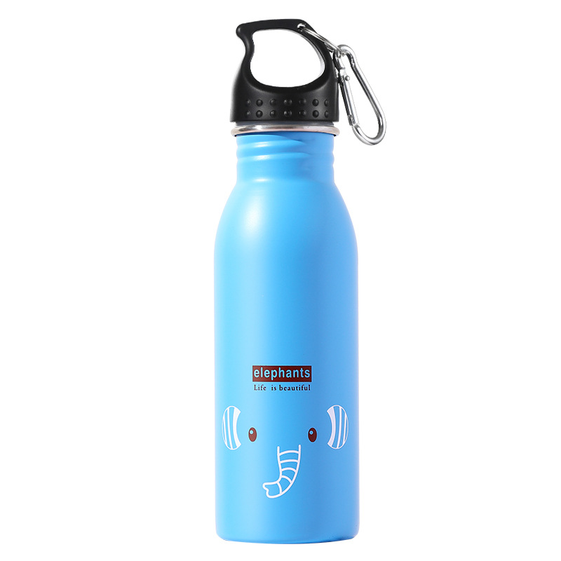 K601 olla para niños Americanos 304 deportes de acero inoxidable hervidor de agua de paja Taza de moda taza portátil Amazon transfronteriza