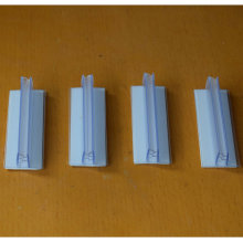 厂家定做pvc标价夹PVC双挤带胶夹软硬共挤超市货架标示牌夹标签