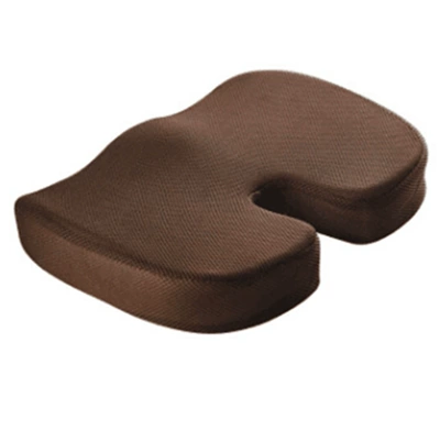 Memory Foam Cushion Office | Waist support - mesh-cushion-coffee