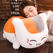 批发夏目友人帐猫老师公仔毛绒玩具猫咪老师抱枕动漫周边漫展热卖