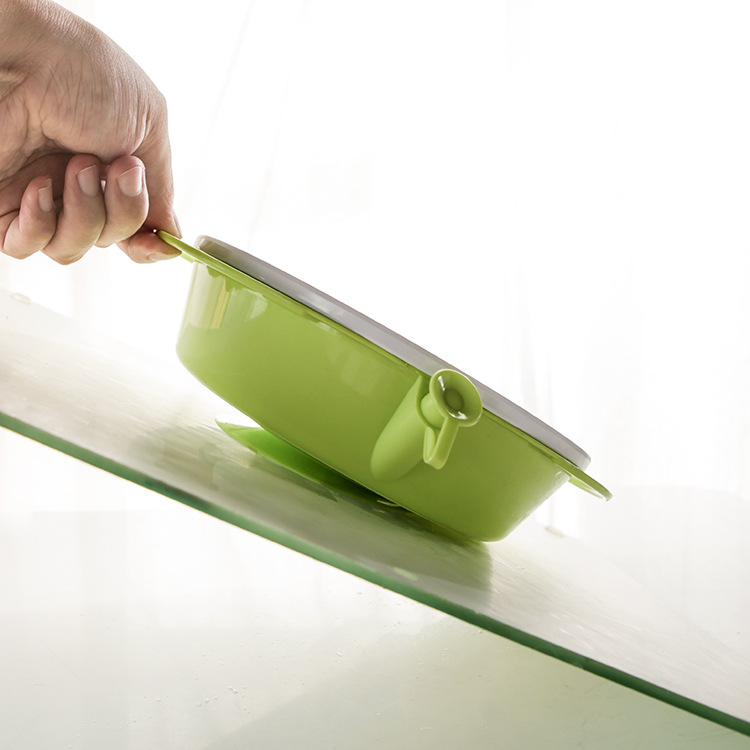 Yookidoo bebé niños dibujos animados frío y caliente fresco-mantenimiento tazón taza de succión tazón resistente a la gota tazón de inyección de agua tazón anti-aspersión tazón de aislamiento