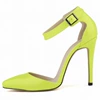 302-28 fluorescent green patent leather
