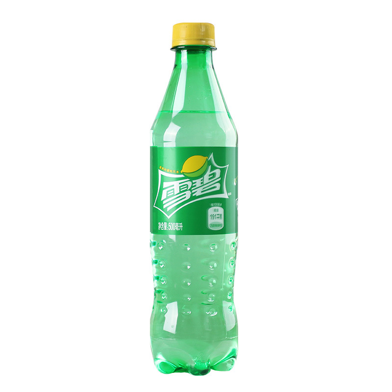 雪碧汽水清爽柠檬味碳酸饮料500ml