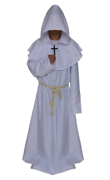 Monk clothes-white