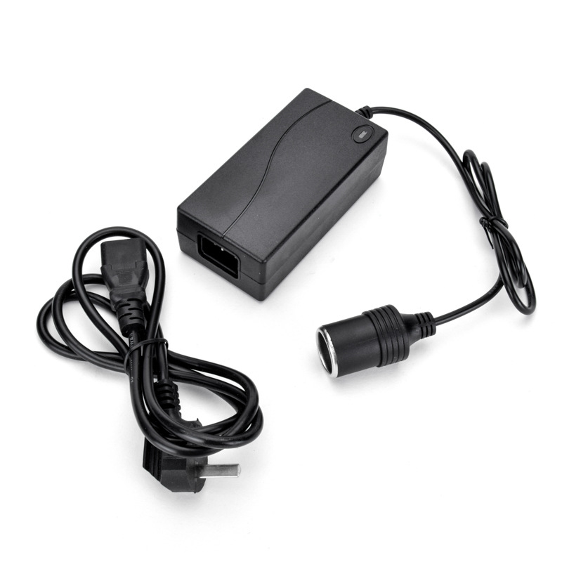 220 VTo12 VCigarette Lighter Power Converter Plug Car Vacuum Cleaner Refrigerator Air Pump To Household Socket