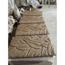 景观装饰人造砂岩芭蕉叶浮雕板材玻璃钢雕塑别墅户外壁饰艺术造型